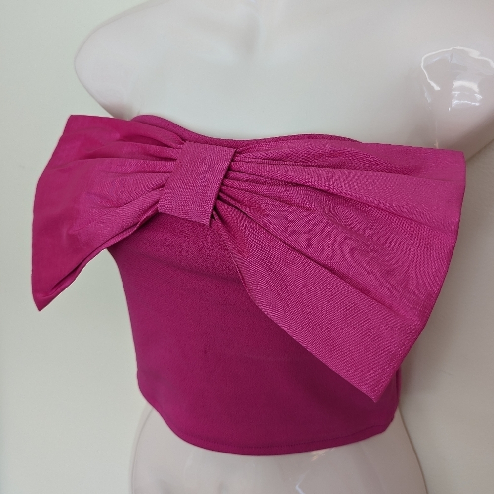 Thirty / thirty LA Pink bow tube top xs